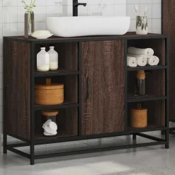 Allaskaappi ilman allasta tekninen puu, 80x33x60 cm, eri värejä (42175)*FinePRICE
