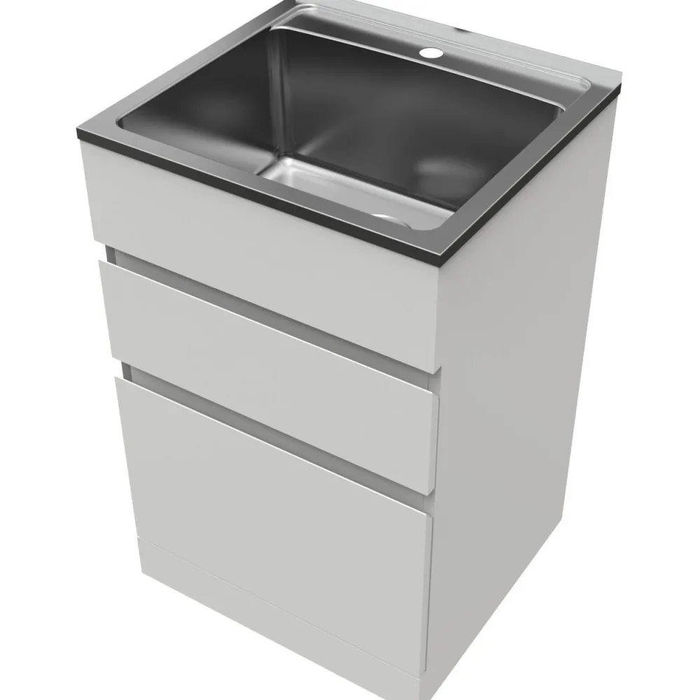 Allaskaappi NTB 5 560x880x520 valkoinen/rst*Nordic Tech Clearance