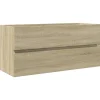 Online Allaskaappi Sonoma-tammi 100x38,5x45 cm tekninen puu (49639) Allaskaapit