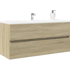 Online Allaskaappi Sonoma-tammi 100x38,5x45 cm tekninen puu (49639) Allaskaapit