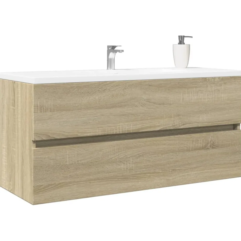 Online Allaskaappi Sonoma-tammi 100x38,5x45 cm tekninen puu (49639) Allaskaapit