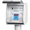 Outlet Alumiinipiharasia 2A2J1V_DAL, 2 x digitaalisella kellolla varustettua pistorasiaa Autopistorasiat, Pihakeskukset