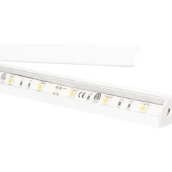 Outlet Alumiiniprofiili Corner Profile, valkoinen, eri kokoja Led-Listat|Led-Valot