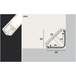 Alumiiniprofiili LED-nauha 2m*Paulmann Sale