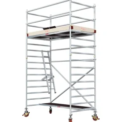Alumiiniteline Jumbo 9900P, tasokorkeus 3.4m, 250x135cm*Tikli Sale