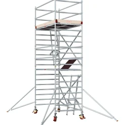 Alumiiniteline Jumbo 9900-4P, tasokorkeus 4.5m, 250x135cm Tikkaat