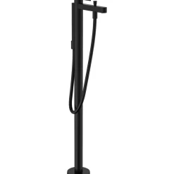 Ammehana Finoris lattia-asennukseen, mattamusta*Hansgrohe Best