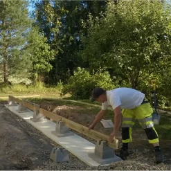 Discount Anturakivi TEPE 400x400x50 mm ponttirakenteella harmaa Perustus Ja Maanrakennus|Betonilaatat