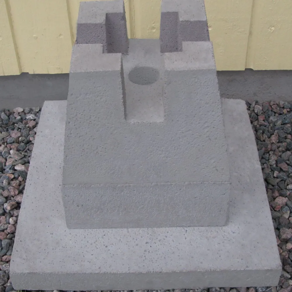 Discount Anturakivi TEPE 400x400x50 mm ponttirakenteella harmaa Perustus Ja Maanrakennus|Betonilaatat