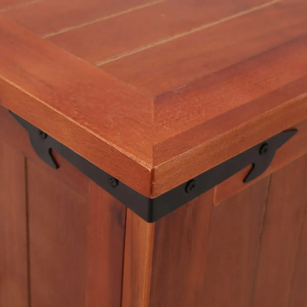 Arkkupöytä kiinteä akaasiapuu 60x25x22 cm*FinePRICE Discount