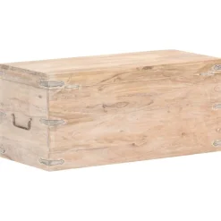 Online Arkkupöytä täysi akaasiapuu 40x40x40 Säilytysarkut