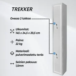 Best Asekaappi 3 aseelle AS300 V3 valkoinen Asekaapit