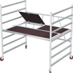Sale Asennusteline Jumbo 178BK+1+1, 185x135cm, 2.8m tasokorkeus Tikkaat