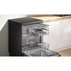 Astianpesukone Serie 4 SMS4EMC06E 60cm musta teräs*Bosch Hot