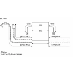 Astianpesukone SMV4HTX11E Serie 4, integroitava*Bosch Sale