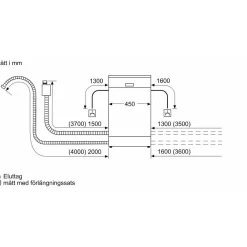 Astianpesukone SPV4HMX12E Serie 4, integroitava*Bosch Hot