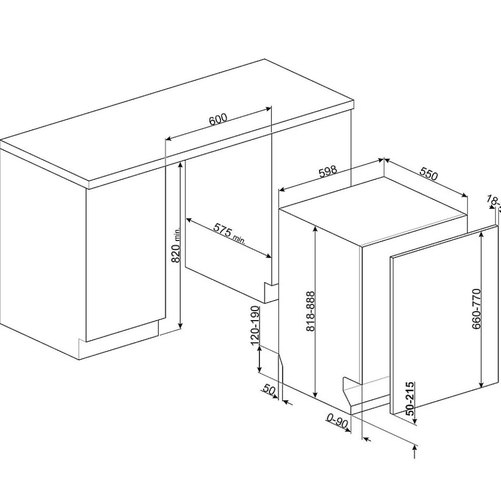 Outlet Astianpesukone STL7332CL, integroitava Astianpesukoneet