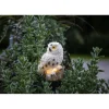 Sale Aurinkokennokoristevalaisin Owl 330x100x130mm beige Aurinkokennovalaisimet|Ulkovalaisimet Hämäräkytkimellä