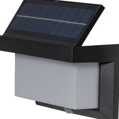 Aurinkokennoseinävalaisin Valla, musta*Star Trading