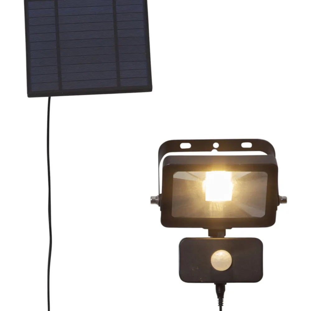 Outlet Aurinkokennoseinävalaisin Powerspot 160x150x80 mm musta Ulkovalaisimet Hämäräkytkimellä|Ulkovalaisimet Liiketunnistimella Ja Hämäräkytkimellä