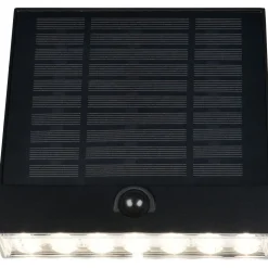 Sale Aurinkokennoseinävalaisin Alvorada Hybrid Solar LED ladattava liike- ja hämärätunnistin 4000K alas musta Aurinkokennovalaisimet|Ulkovalaisimet Hämäräkytkimellä