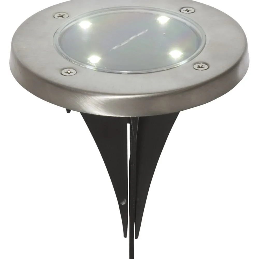 Aurinkokennovalaisin Lawnlight, hopea, 3kpl*Star Trading Outlet