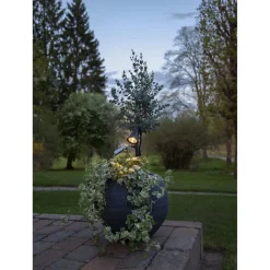 Aurinkokennovalaisin Powerspot, 60x60x340mm, musta*Star Trading New