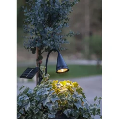 Aurinkokennovalaisin Powerspot, 60x60x340mm, musta*Star Trading New