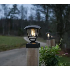 New Aurinkokennovalaisin Felix Ø14cm musta Terassivalot Ja Maavalot|Terassivalot