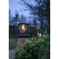 New Aurinkokennovalaisin Felix Ø14cm musta Terassivalot Ja Maavalot|Terassivalot
