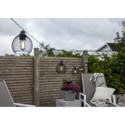Aurinkokennovalosarja Sunlight 700 cm musta*Star Trading Outlet