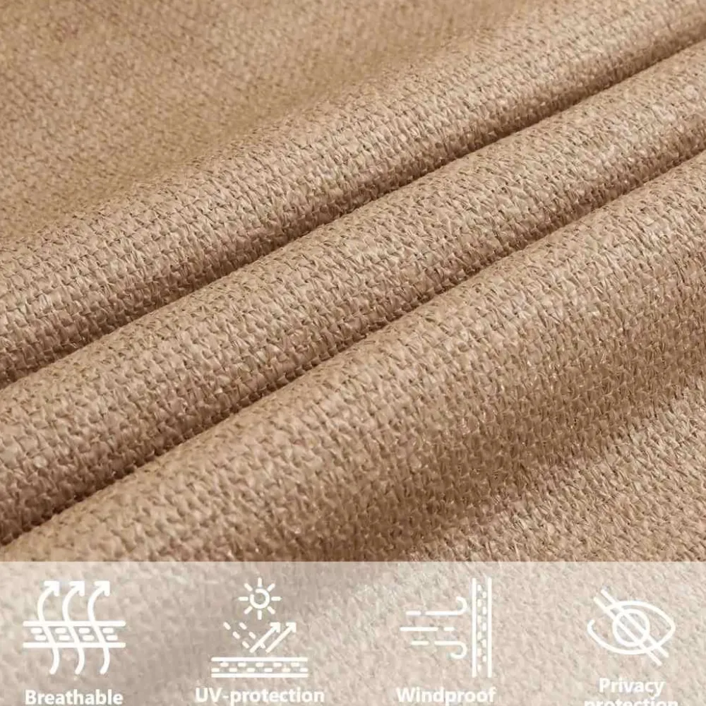 New Aurinkopurje, 160 g/m² HDPE, eri värejä ja kokoja (16419) Aurinkovarjot