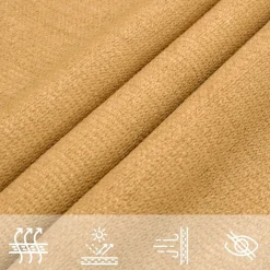New Aurinkopurje, 160 g/m² HDPE, eri värejä ja kokoja (16419) Aurinkovarjot
