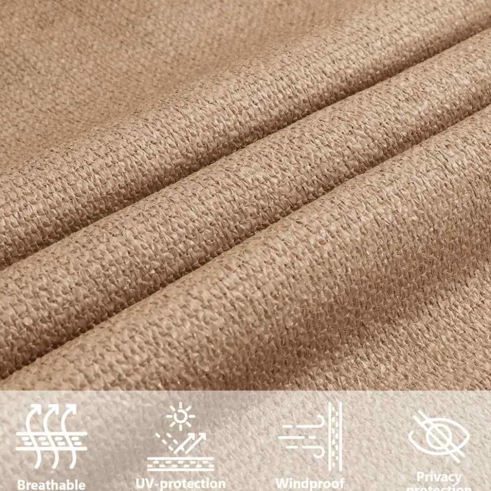 New Aurinkopurje, 160 g/m² HDPE, eri värejä ja kokoja (16419) Aurinkovarjot