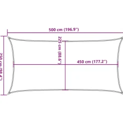 New Aurinkopurje, 160 g/m² HDPE, eri värejä ja kokoja (16419) Aurinkovarjot