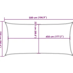 New Aurinkopurje, 160 g/m² HDPE, eri värejä ja kokoja (16419) Aurinkovarjot