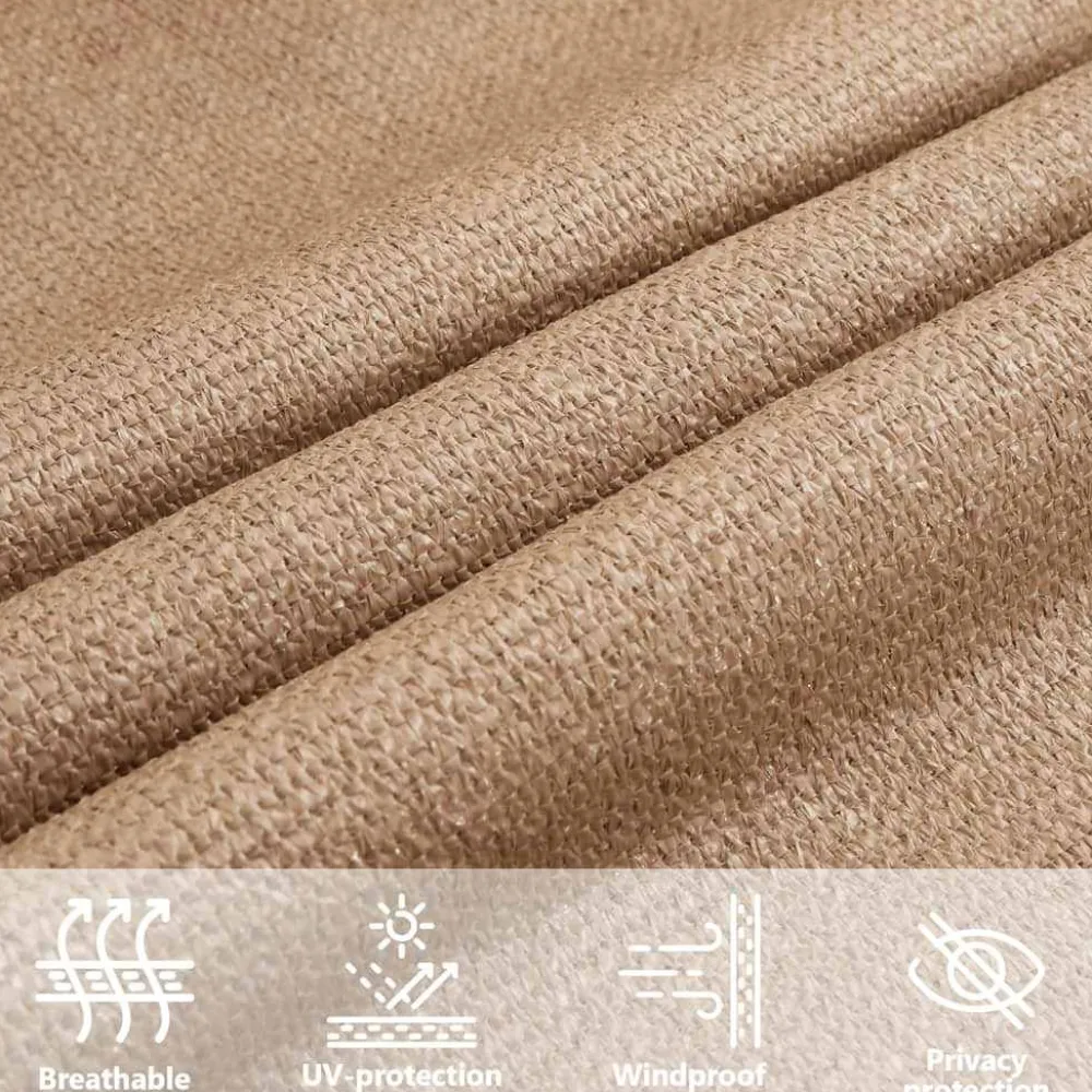 New Aurinkopurje, 160 g/m² HDPE, eri värejä ja kokoja (16419) Aurinkovarjot