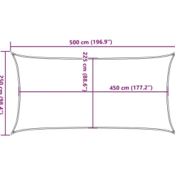 New Aurinkopurje, 160 g/m² HDPE, eri värejä ja kokoja (16419) Aurinkovarjot