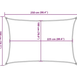New Aurinkopurje, 160 g/m² HDPE, eri värejä ja kokoja (16419) Aurinkovarjot