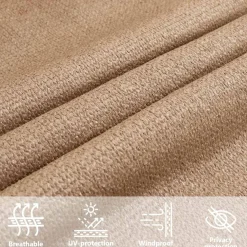 New Aurinkopurje, 160 g/m² HDPE, eri värejä ja kokoja (16419) Aurinkovarjot
