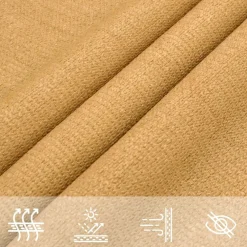 New Aurinkopurje, 160 g/m² HDPE, eri värejä ja kokoja (16419) Aurinkovarjot