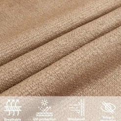 New Aurinkopurje, 160 g/m² HDPE, eri värejä ja kokoja (16419) Aurinkovarjot