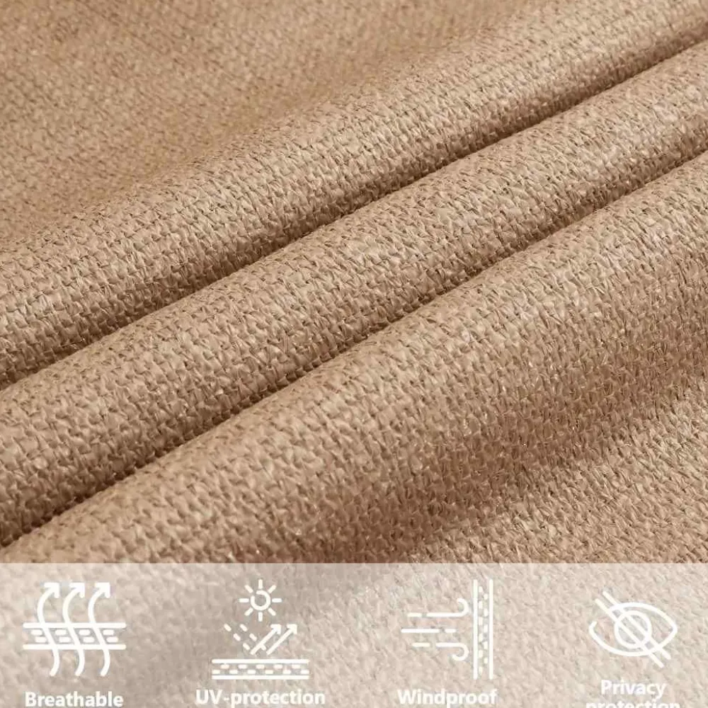 New Aurinkopurje, 160 g/m² HDPE, eri värejä ja kokoja (16419) Aurinkovarjot