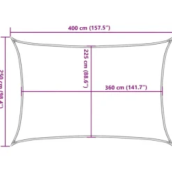 New Aurinkopurje, 160 g/m² HDPE, eri värejä ja kokoja (16419) Aurinkovarjot