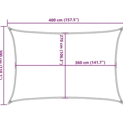 New Aurinkopurje, 160 g/m² HDPE, eri värejä ja kokoja (16419) Aurinkovarjot