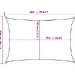 New Aurinkopurje, 160 g/m² HDPE, eri värejä ja kokoja (16419) Aurinkovarjot