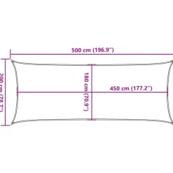New Aurinkopurje, 160 g/m² HDPE, eri värejä ja kokoja (16419) Aurinkovarjot