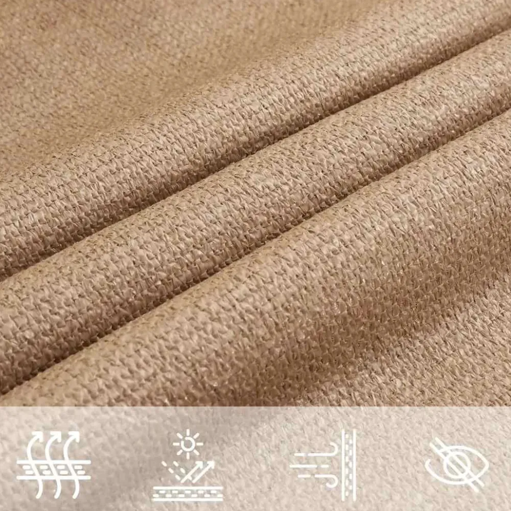 New Aurinkopurje, 160 g/m² HDPE, eri värejä ja kokoja (16419) Aurinkovarjot