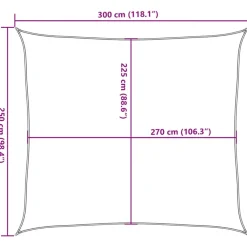 New Aurinkopurje, 160 g/m² HDPE, eri värejä ja kokoja (16419) Aurinkovarjot