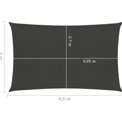 Aurinkopurje suorakulma, HDPE, 160g/m², eri kokoja ja värejä*FinePRICE